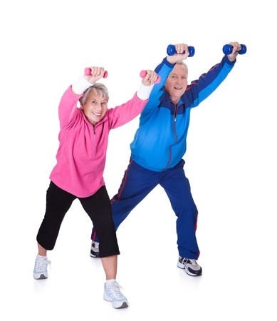 seniors exercising